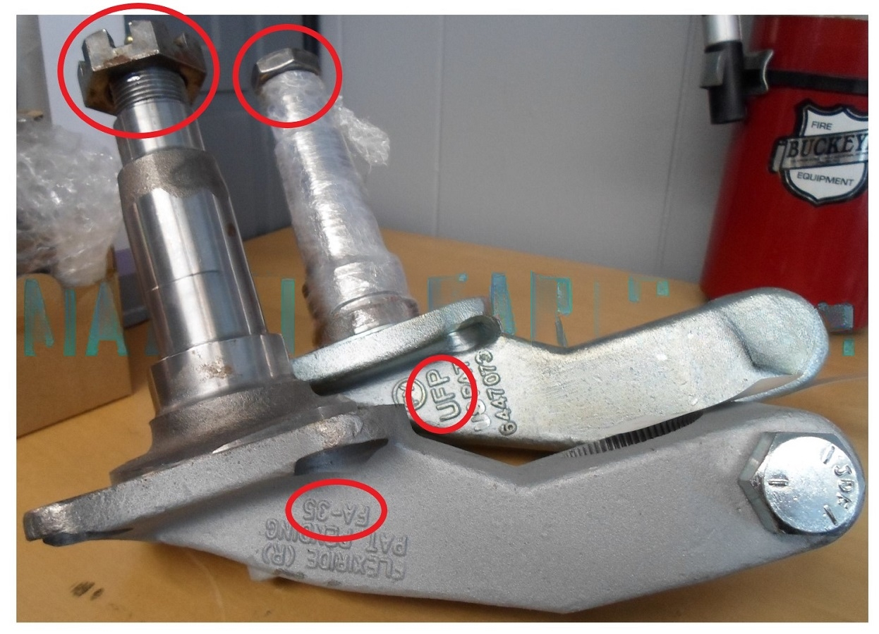 PH1325 ~ TORSION ARM 3" AXLES NON-POSI LUBE DEXTER / UFP