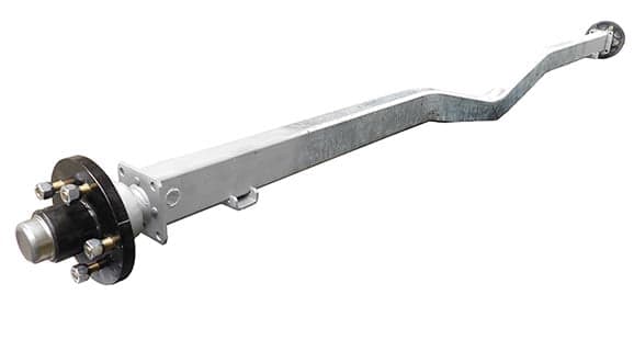 2″x3″ 93″ Track 75″SC "V" Spring Axles - PH4735 - 2X3X93TR 75SC 5L