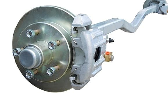 2″x2″ 93″ Track 78.5″SC "V" Spring Axles - PH6016-1 - 2X2X93TR 78-1/2" SC 5L DISC