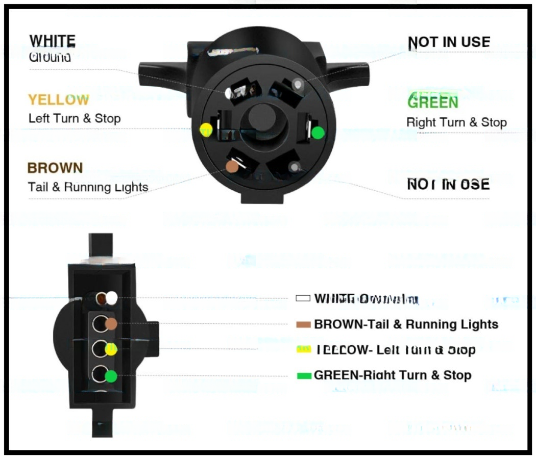 PL2252 ~ 7-WAY TO 4-WAY ADAPTER PLUG