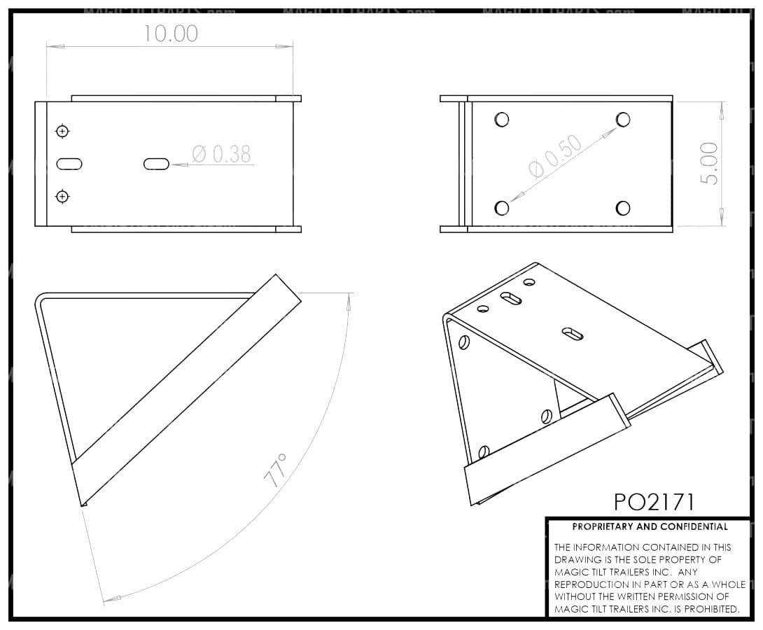 PO2171 ~ WINCH SEAT STANDARD (NO ARMS)