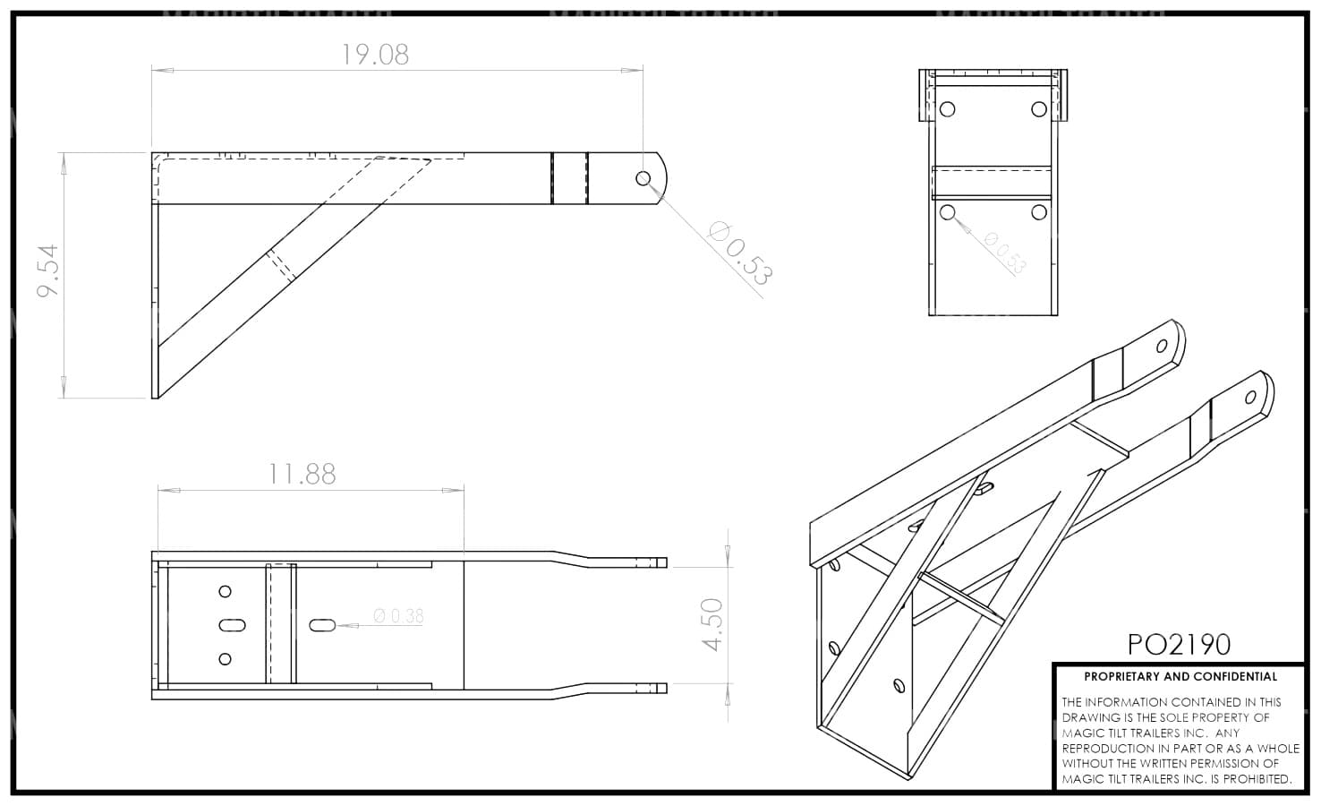 PO2190 ~ WINCH SEAT HEAVY-DUTY