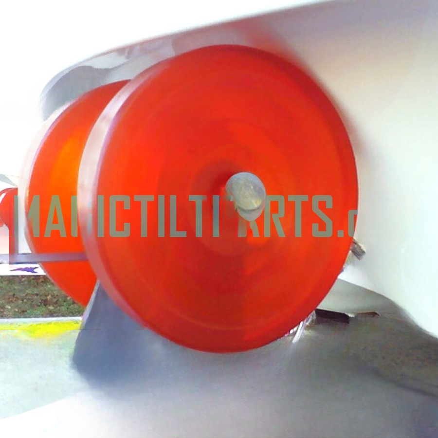 PQ1650 ~ BOW STOP ROLLER ASSEMBLY 8"