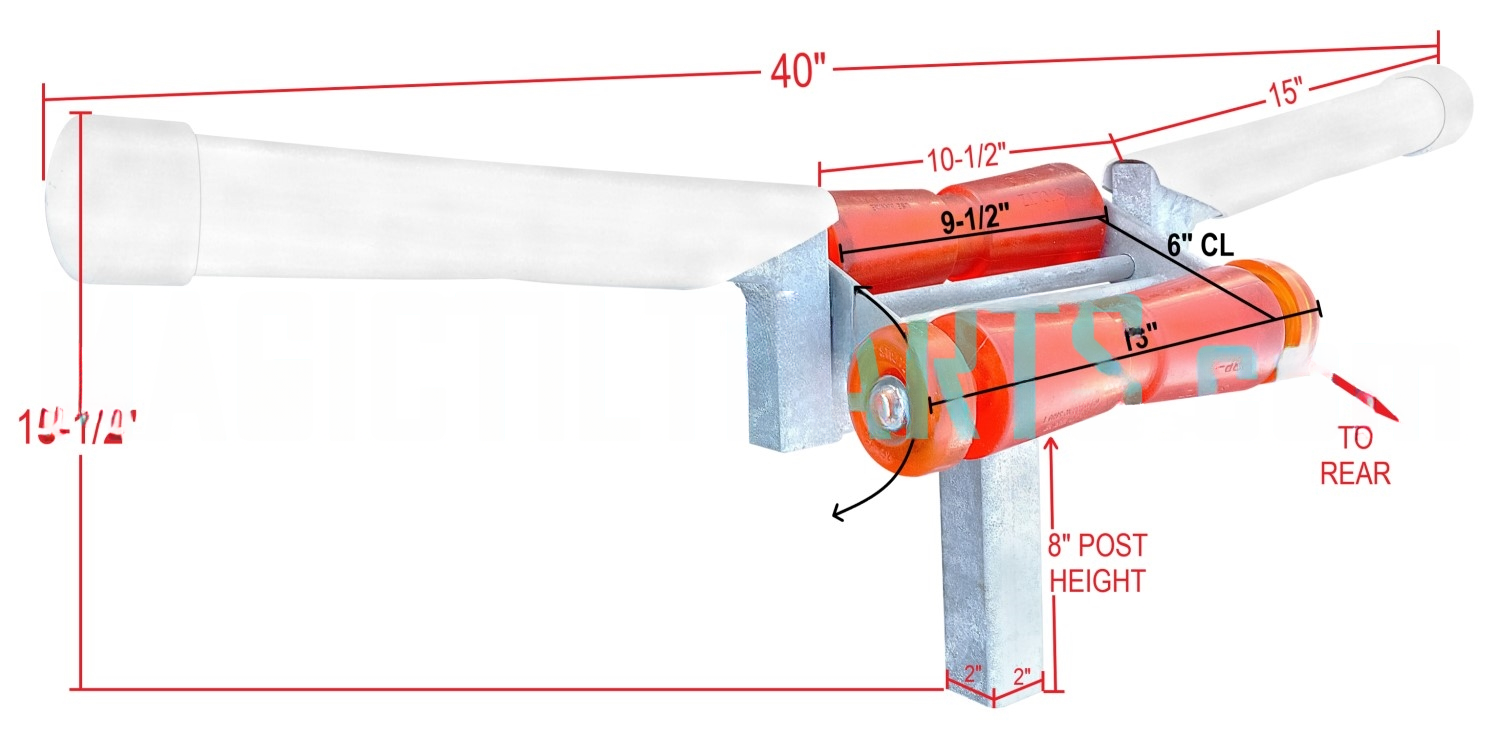 PV2282-3 ~ BOW REST ROLLER GUIDE ASSEMBLY