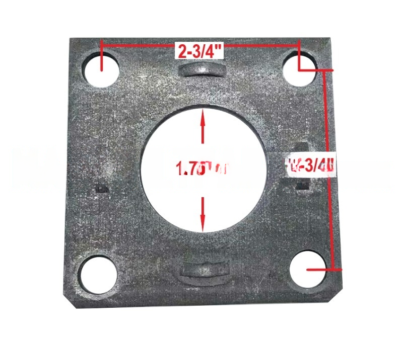 PG2100 ~ BRAKE FLANGE WELD-ON 4-BOLT