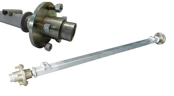 2″x2″ 86.5″ Track 77 3/8″SC Straight Spring Axles - PH3200- 2X2X86.5TR 73-3/8SC 5L ED