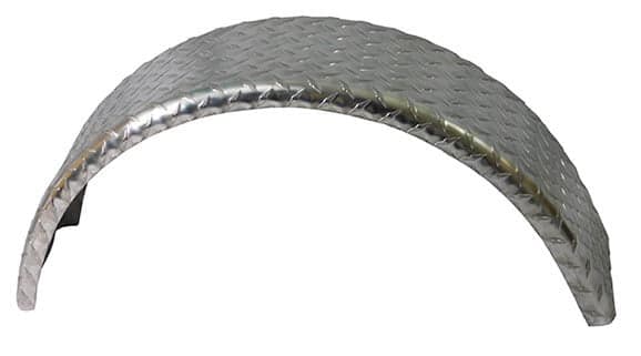 Aluminum Fenders for Single Axle Trailers