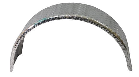Aluminum Fenders for Single Axle Trailers