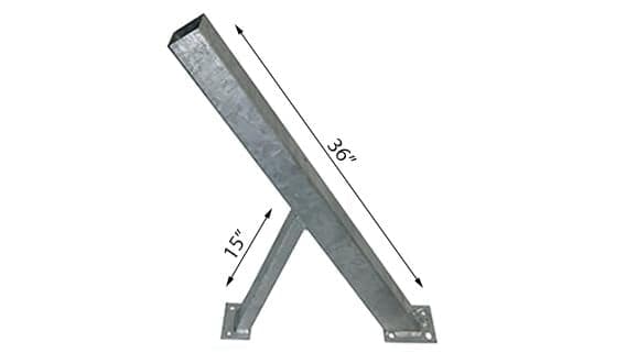 Winch Post - PO1497-HD WINCH POST DOUBLE BASE