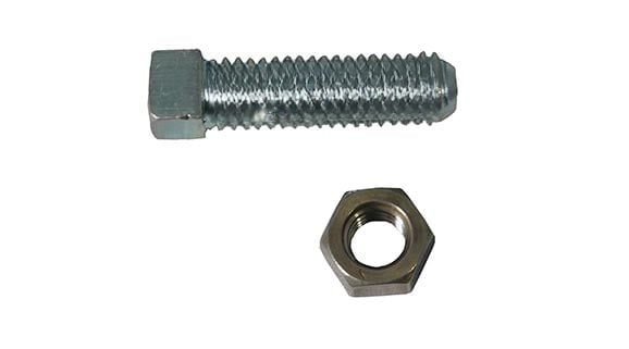 PS2150 ~ SET SCREW WITH NUT 7/16" x 1-1/2"