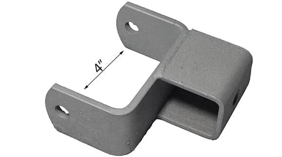 Clamp-On Sockets - 4"CLAMP-ON SKT 1-1/2"SQR.TUBE