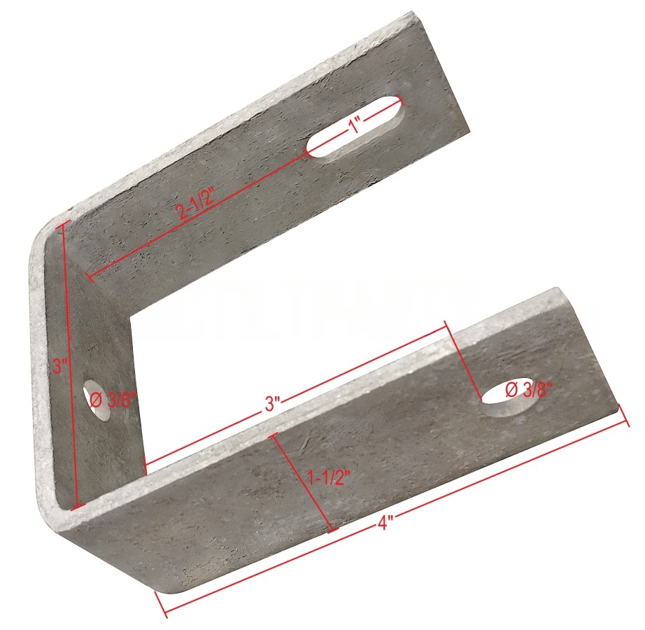 PS2701 ~ CROSS-MEMBER YOKE 3" VEE GALVANIZED