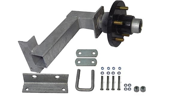 Pro Spare Tire Mounts - PV1818-TIRE MNT W/HUB 5L ASSEMBL