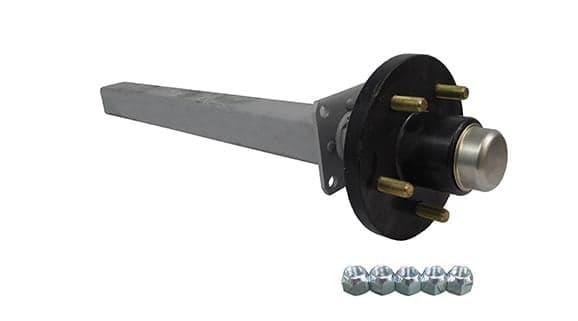 ML Series Spare Tire Mounts - PV1886-SPARE TIRE W/HUB 5L